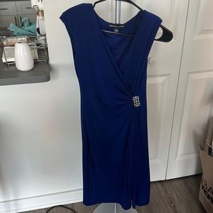 Party dress with jewel side embellishments